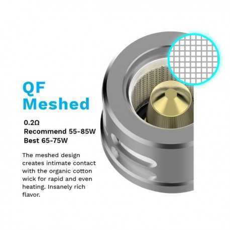 Résistances QF Meshed (0.2 ohm) Vaporesso Résistances QF Meshed (0.2 ohm) Vaporesso