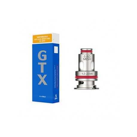 Résistances GTX Mesh 0,2 pour Target PM80 Vaporesso Résistances GTX Mesh 0,2 pour Target PM80 Vaporesso
