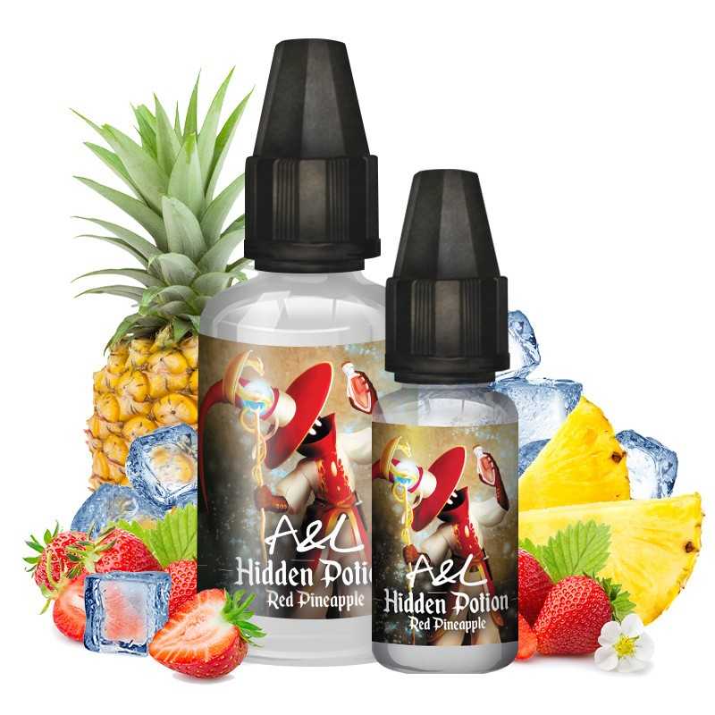 Concentran poción oculta de piña roja