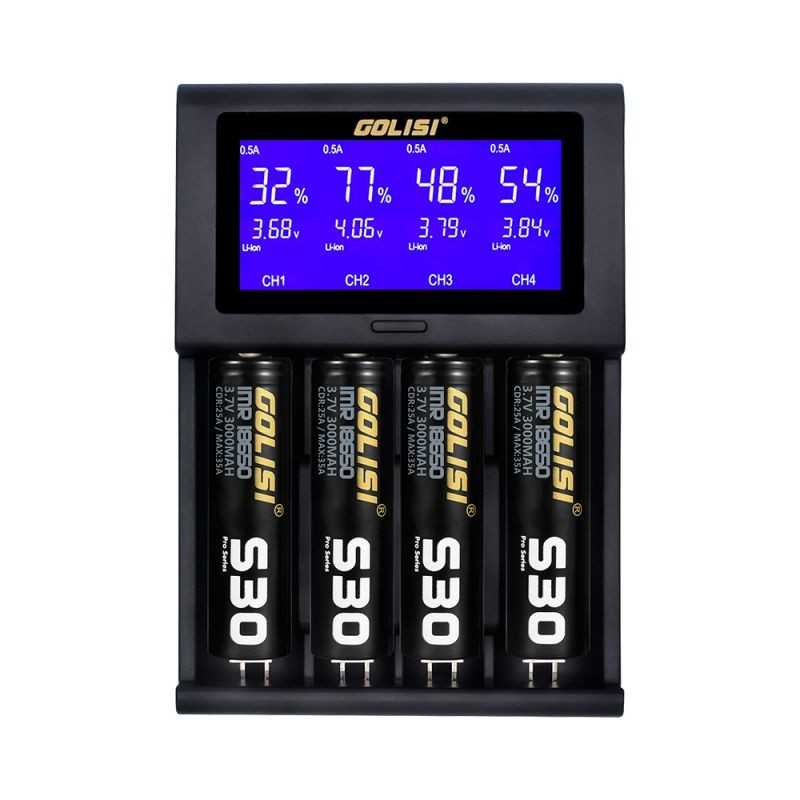 Cargador de batería i4 LCD - Golisi Cargador de batería i4 LCD - Golisi