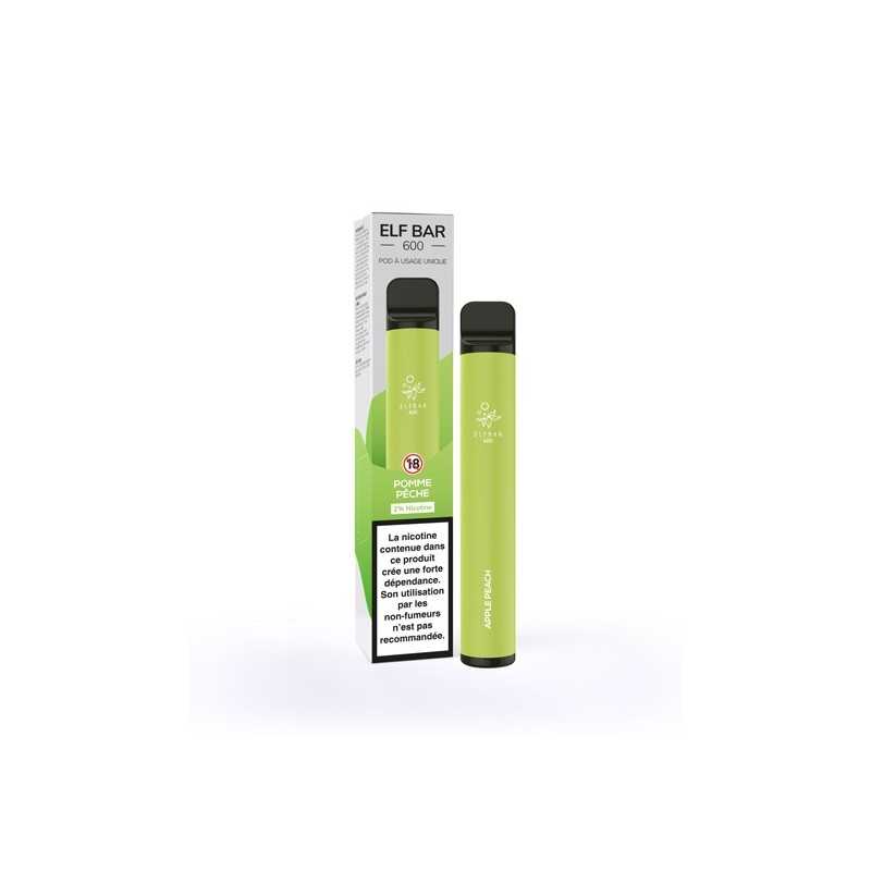 Kit Pod Disposable Apple Peach 550mAh 2ml Elf Bar. Kit Pod Disposable Apple Peach 550mAh 2ml Elf Bar.