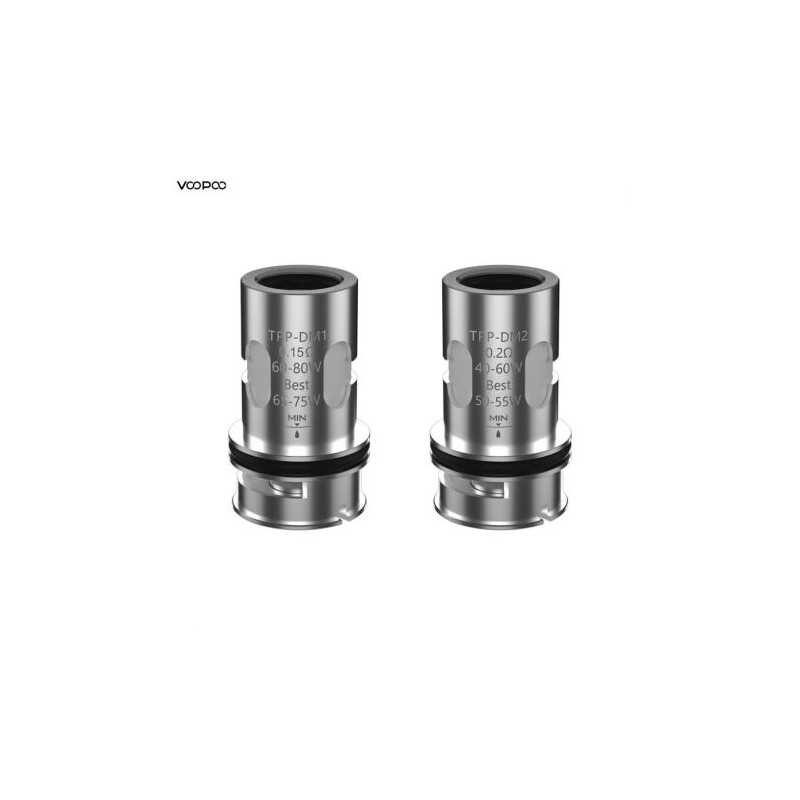 Résistances TPP DM1 - 0.15ohm : 80-100W - VooPoo Résistances TPP DM1 - 0.15ohm : 80-100W - VooPoo