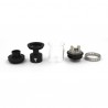 Leto R 24mm Titanide anillo de arena negro