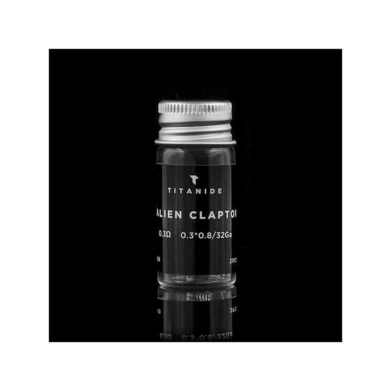 Résistances pré-montées Alien Clapton 3.0mm (0.3) Titanide Résistances pré-montées Alien Clapton 3.0mm (0.3) Titanide