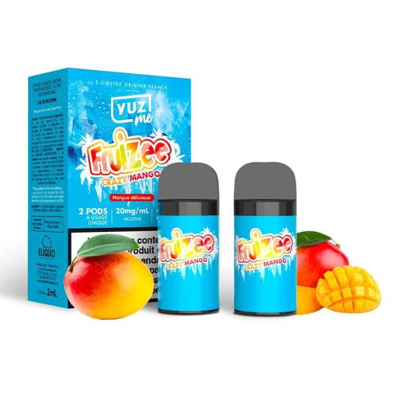 Disposable Pod Crazy Mango 600 puffs - Yuz Me