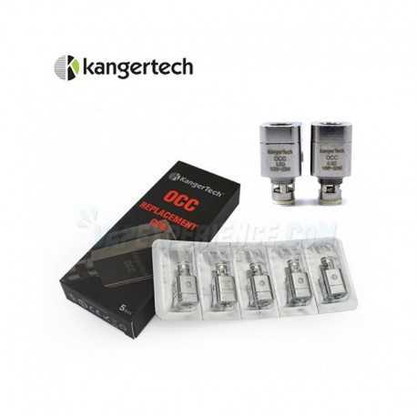 Pack résistances Kanger V2 Verticales  OCC Subtank X5 Certifié Kanger QR Code 