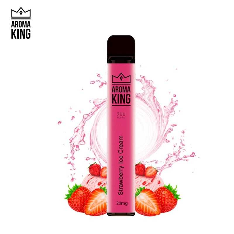 Pod Strawberry Ice Cream 600 puffs - Aroma king