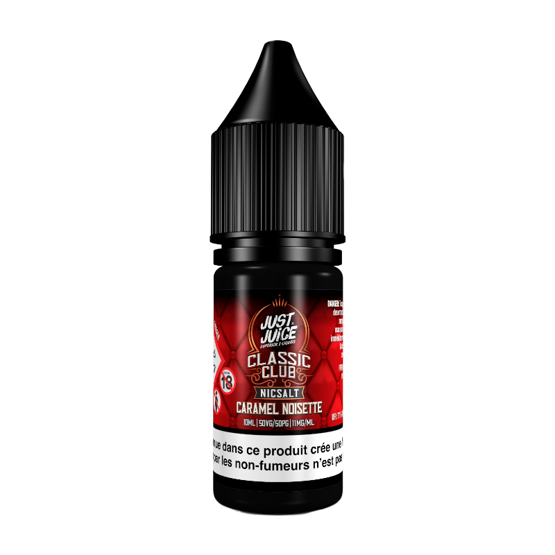 CARAMEL NOISETTE NIC SALT CLASSIC CLUB JUST JUICE 10ML