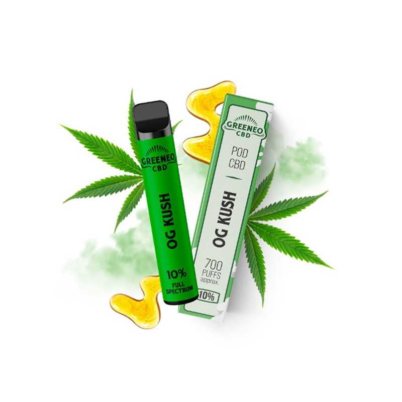 OG Kush CBD 3ml Disposable Pod Kit - Greeneo