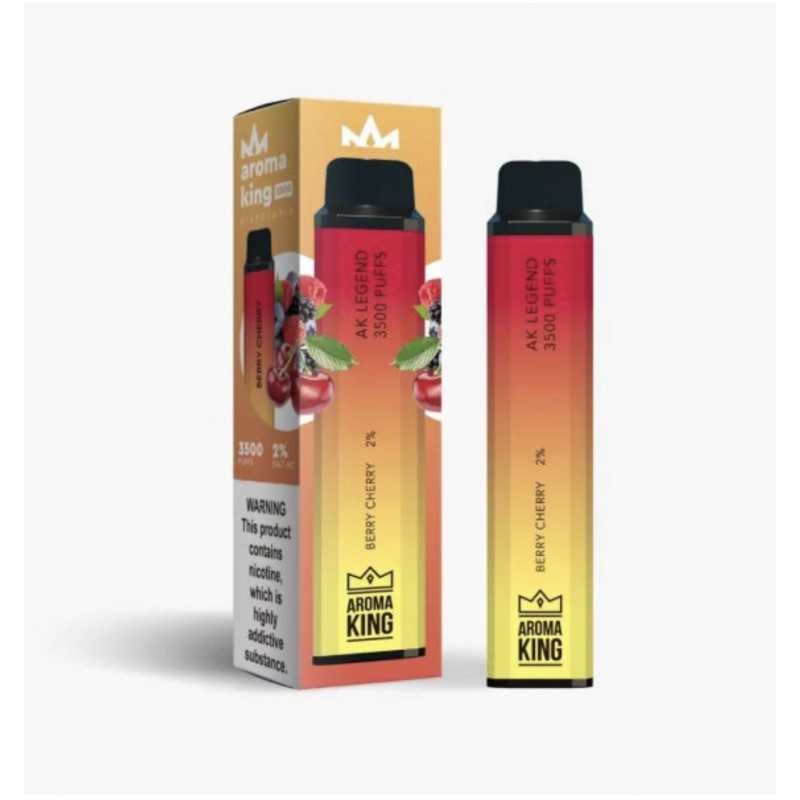 Berry Cherry AROMA KING DISPOSITIVO DESECHABLE 3500 BOCANADAS Berry Cherry AROMA KING DISPOSITIVO DESECHABLE 3500 BOCANADAS
