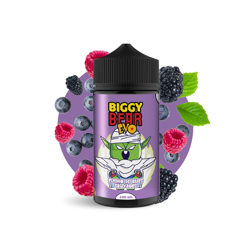 Fusion de baies sauvages 200ml - Biggy Bear EVO Fusion de baies sauvages 200ml - Biggy Bear EVO