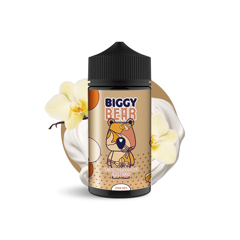 Crema de vainilla llisa 200ml - Biggy Bear