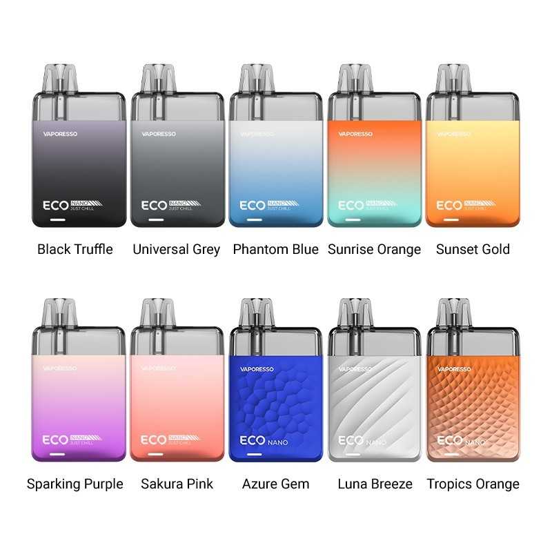 Eco Nano Vaporesso Metal: compacto, sencillo y sin fugas