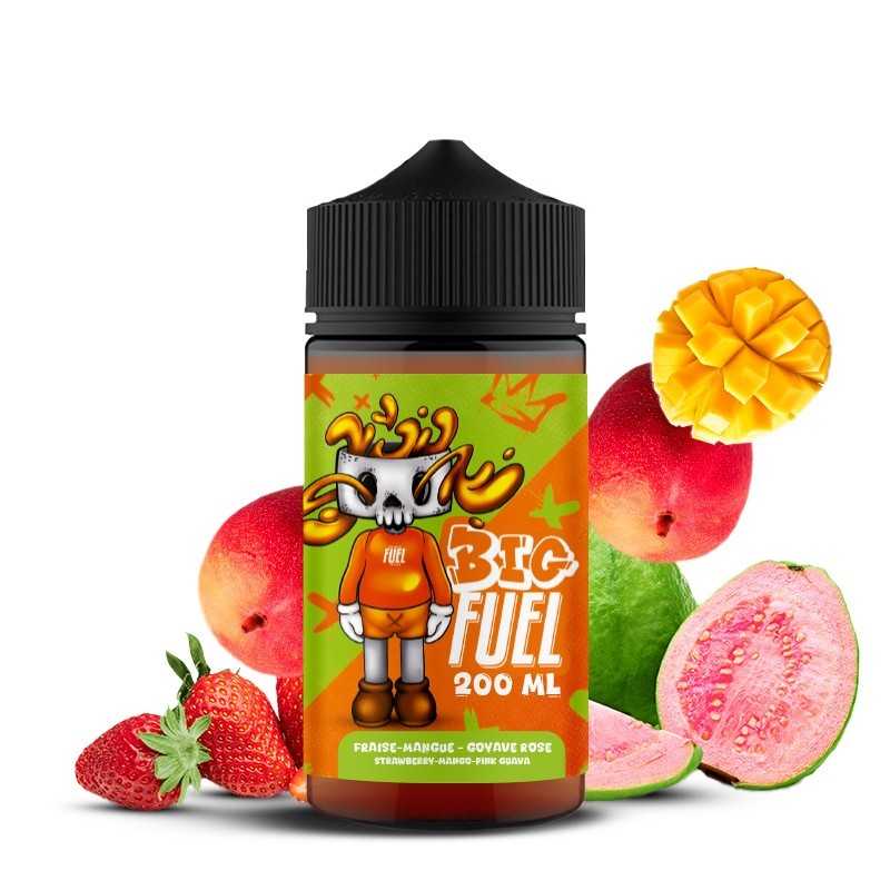 Goyave - Fraise - Mangue 200ml 0mg - BIG FUEL - Maison Fuel Goyave - Fraise - Mangue 200ml 0mg - BIG FUEL - Maison Fuel