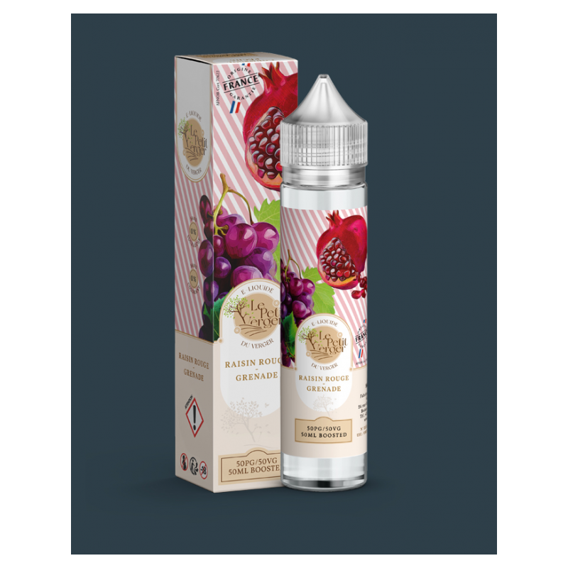 Eliquide Raisin rouge- Grenade 50 ml - Le Petit Verger - Savourea