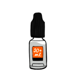 E-liquid 50 ml and more
